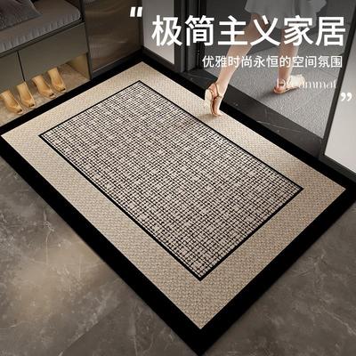 新款入门地垫高级感门口地毯门垫可剪裁防滑简约进门家用轻奢脚垫