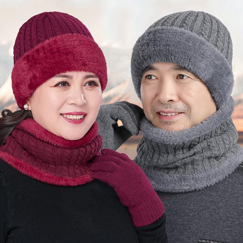 老人帽子女冬季奶奶妈妈
