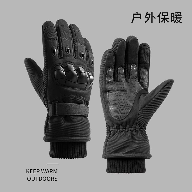 加绒保暖触屏防寒滑雪战