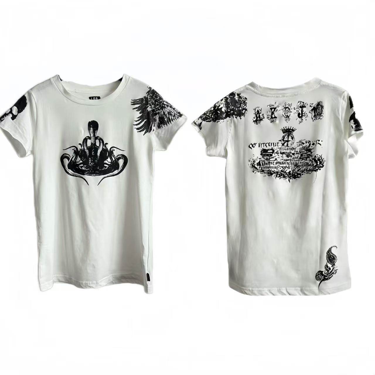 thumbnail for LGB 00s Japanese brand vision dark totem short-sleeved upper body is the same style