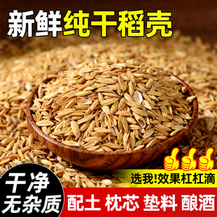 稻壳谷壳批发发酵腐熟新鲜谷壳拌土垫底宠物芦丁鸡垫料枕头芯填充