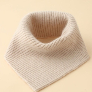 冬季假领子百搭女士高档秋冬羊绒围脖套头小围巾加厚针织脖套百搭