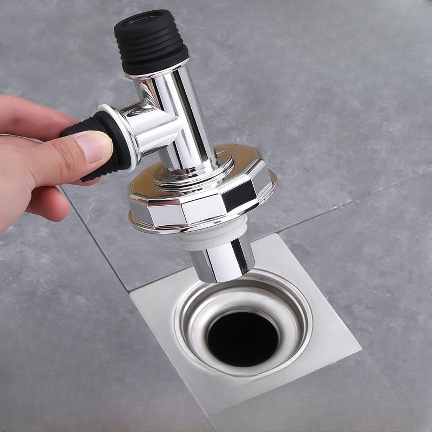 地漏专用接头洗衣机排水管阳台下水管道分流器一分二防反水三头通