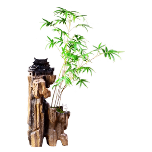 红观音竹盆栽室内客厅茶室展厅中式文雅观赏竹子盆景开业乔迁送礼