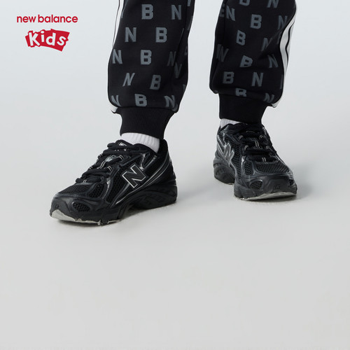 New Balance nb童鞋4-7岁中童春秋透气网面舒适运动鞋PZ740BM