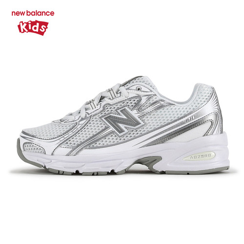 New Balance nb童鞋儿童男女7-14岁大童防滑缓震运动鞋GR740WM