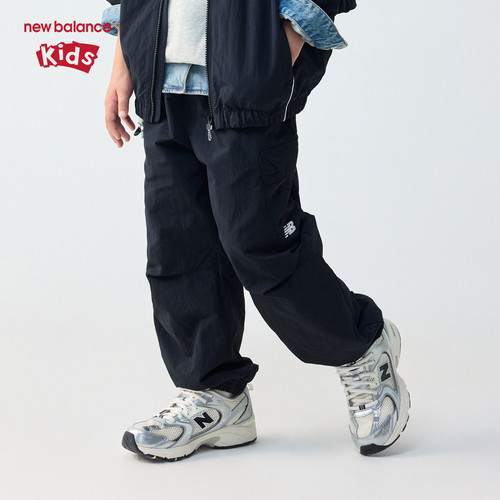 New Balance nb童装男女儿童时尚休闲梭织长裤ND7TG3E073