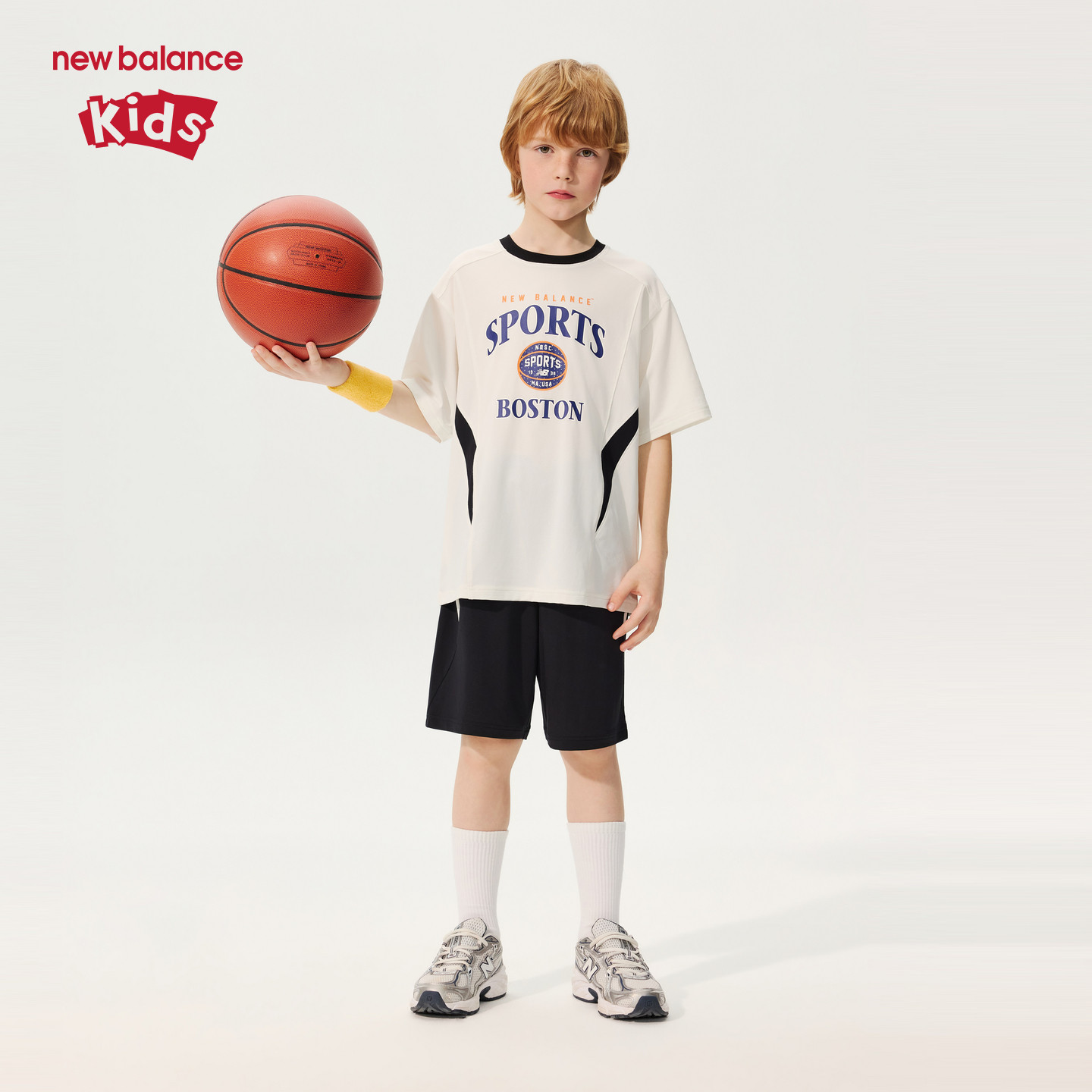 【吸湿速干凉感】New Balance nb男女童装夏季运动套装ND2SG22083