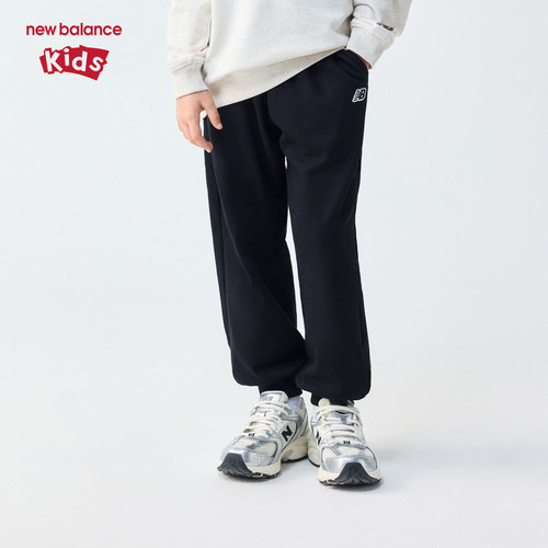 New Balance nb童装男女儿童新款时尚舒适束脚针织长裤ND4LG83153