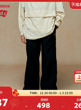 New Balance nb童装男女儿童春秋潮流黑色舒适休闲裤子ND7TE36063