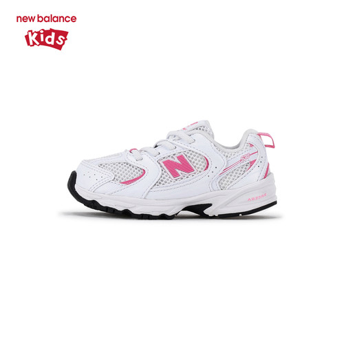 New Balance nb童鞋女童0-4岁小童网面粉色拼接缓震运动鞋IZ530CL