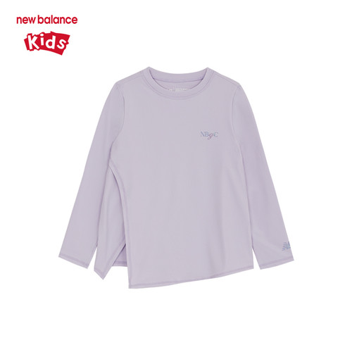 【凉感】New Balance nb童装女童时尚长袖T恤打底衫ND7DE33052