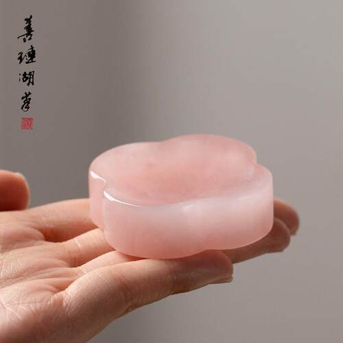 【桃夭之名诗情画意】粉晶文房