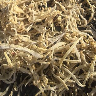 鸡头黄精丝泰山黄精茶专用黄精丝原料3毫米黄精丝一蒸一晒黄精丝