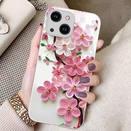 苹果全系玻璃奢华个性手机壳防摔