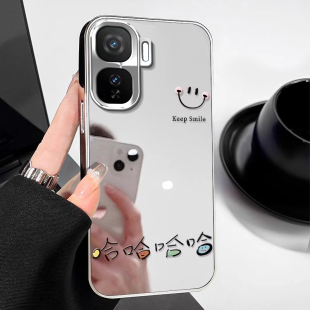 适用笑脸哈哈IQOONEO10pro手机壳neo9spro+电镀8镜面7竞速版全包6se防摔5活力版保护套3新款少女专用爆款新品
