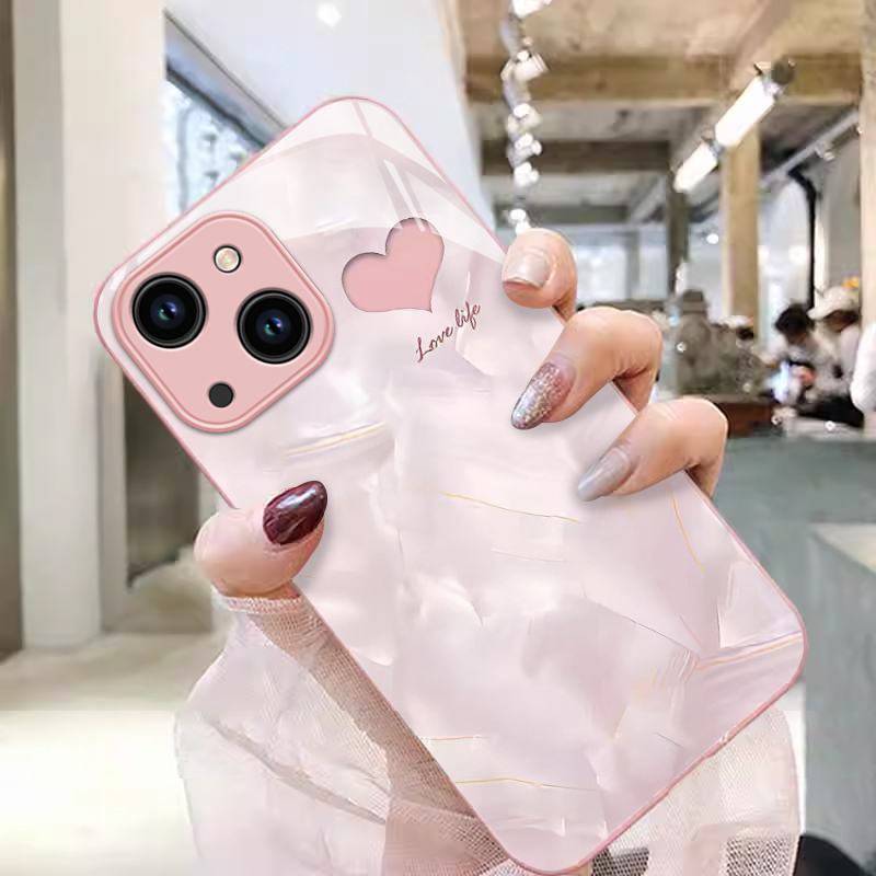 苹果全系玻璃奢华潮流手机壳防摔