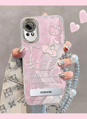 适用闪粉猫华为nova14手机壳13pro电镀12Ultra羽纱11se全包10防摔9保护套8新款7女6专用5带挂绳活力版爆款