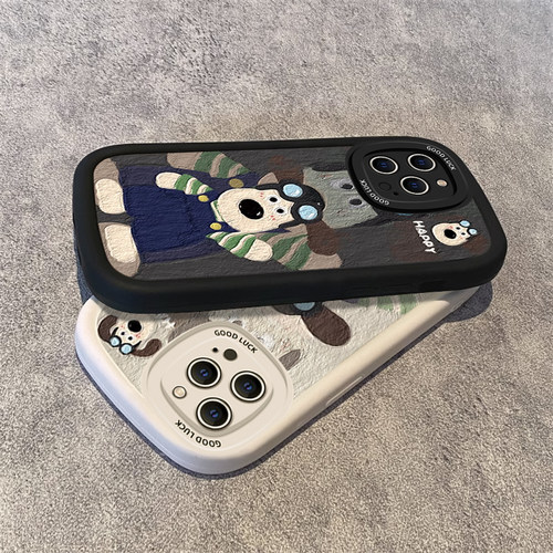 苹果全型号手机壳硅胶高飞狗卡通