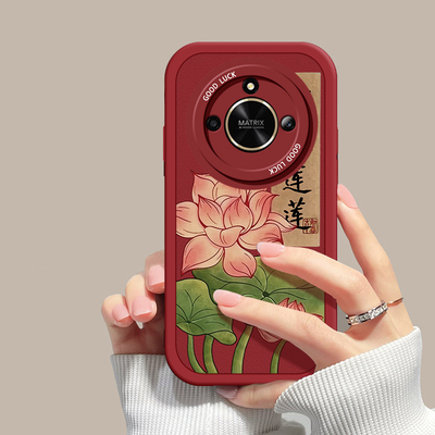 荣耀X系列手机壳好运莲莲