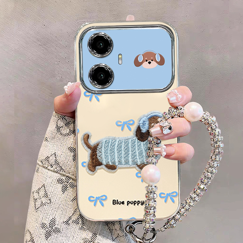 适用荣耀系列腊肠狗手机壳