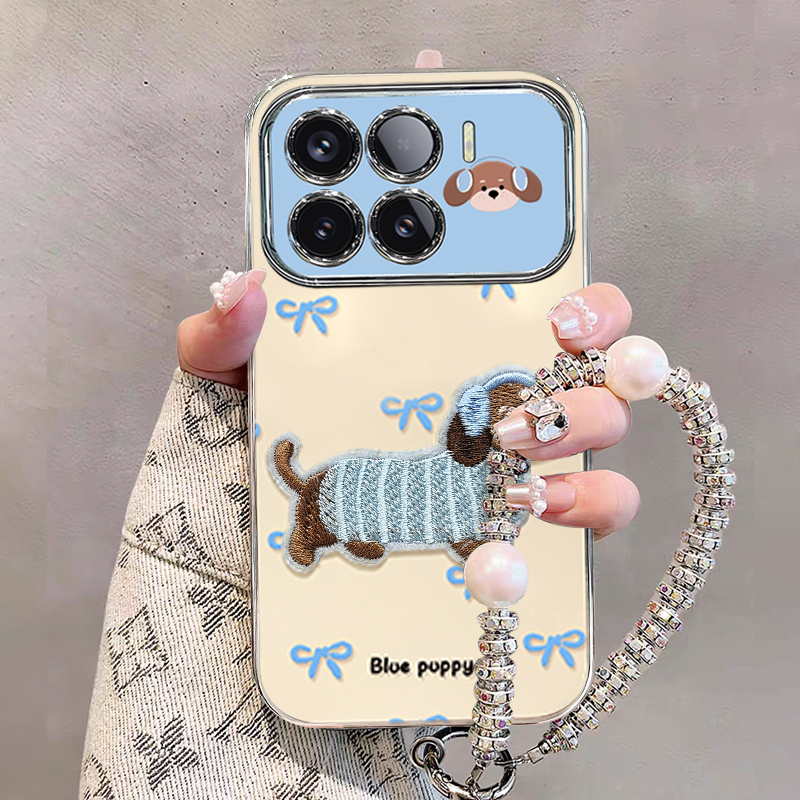 适用小米系列腊肠小狗手机壳