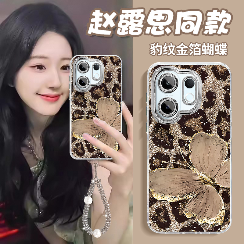 适用金箔蝴蝶vivos30promini手机壳s20轻奢s19羽纱S18E全包S17T防摔S16保护套S15新款S12少女心S10专用S9新品