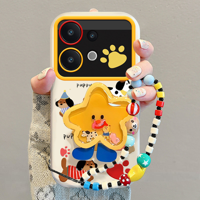 适用VIVOS系列狗狗爪子手机壳