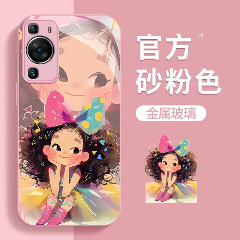 华为P60手机壳硅胶古风公主ins