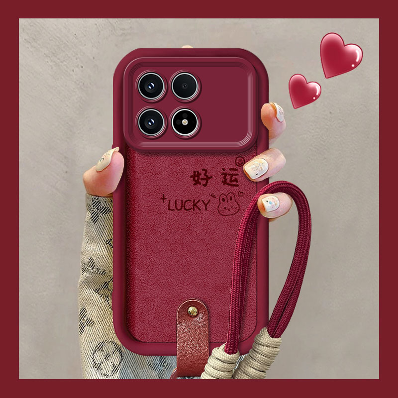 适用红米K90系列好运发财手机壳