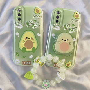 适用小米9手机壳新款女Xiaomi 9网红创意卡通个性ins牛油果镜头全包硅胶软壳不会撞壳的情侣款防摔保护套男女