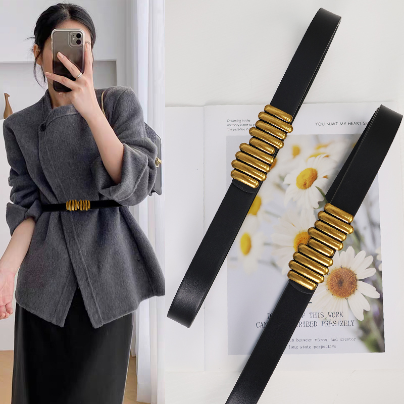 大衣西装腰带女士2025新款