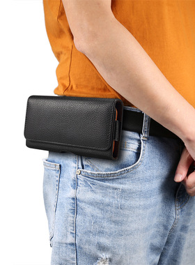 适用iph17苹果17pro手机壳pg16 6.1腰包iphon15 iphone17promax收纳p14p老人max 男ipone外套flip case cover