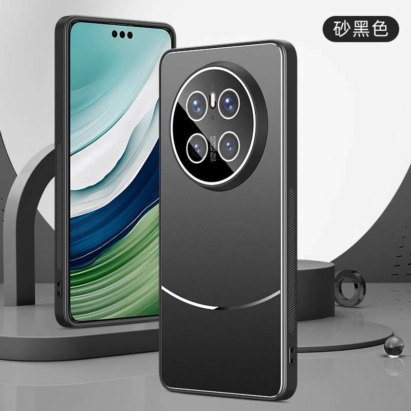 自带镜头膜华为mate70pro手机壳mαte7O金属mste poro黑maet美特por迈特M70peo matep磨砂matrp 麦特MT7 polo