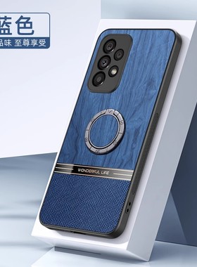 三星A55手机壳A54 5G保护套A5560简约sma galaxy A53皮套sma54黑色galaxyA55后盖samsung a556b外壳F全包case