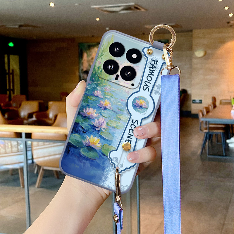 日韩艺术商务睡莲花适用小米1