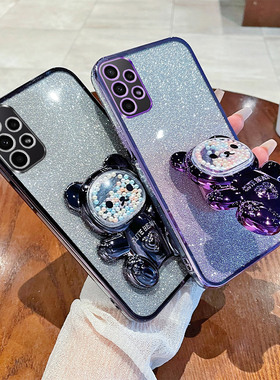 三星A53手机壳5G保护套SM一A5360适用Samsung galaxy SMA盖乐世536O支架galaxya535g A536B外套TPU case闪粉