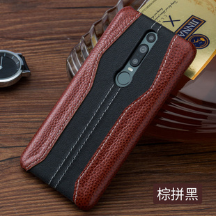 适用 华为Mate RS手机壳保时捷限量版neoal00 MateRS真皮SR款6英寸NEO-AL00后盖NE0-ALoo男mater S拼接牛皮套