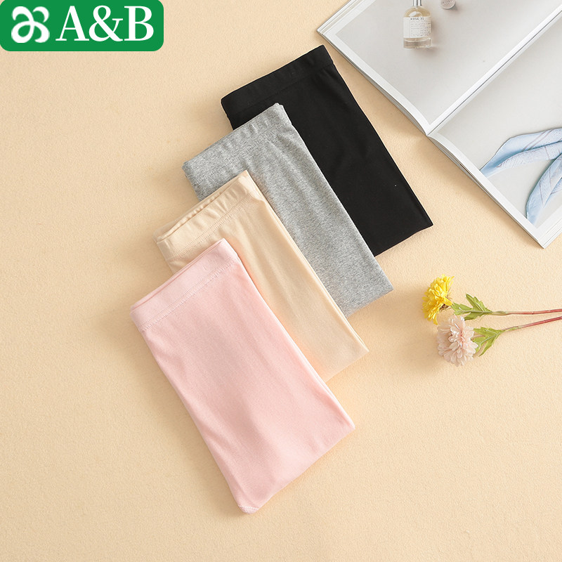 A&B内衣薄款全棉女学生高腰秋裤