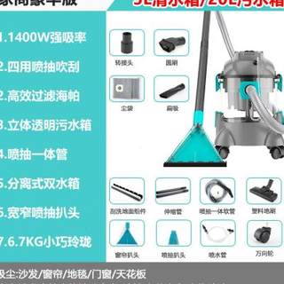 定制布艺沙发清洗机喷抽一体家用洗车蒸汽机免拆洗窗帘床垫地毯清