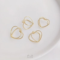 Q26-6 Двойной слой в форме сердца 16 мм толщина резьбы 0,8 мм 1 кусок