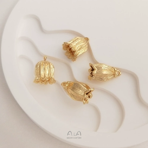 Серьги с кисточками ручной работы, китайская шпилька, аксессуар для волос, 14 карат, орхидея, DIY