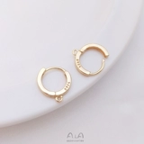 Серьги ручной работы, аксессуар, аксессуары, 14 карат, золотой цвет, DIY