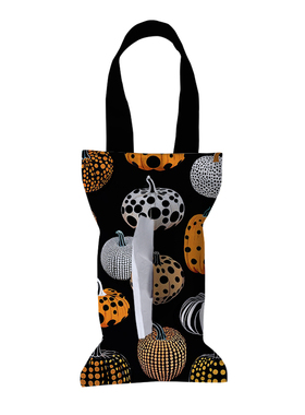 电动车上车载悬挂式纸巾袋布艺壁挂式吊挂式纸巾盒抽纸盒南瓜A16