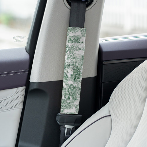 绿林兽影汽车安全带护肩套保护套醒目套高级感电动车四季通用 A75