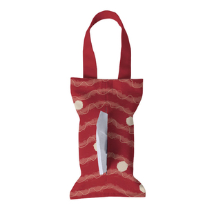 草莓啵啵车载纸巾盒收纳袋挂式 A49 高级感副驾驶位高颜值2025新款