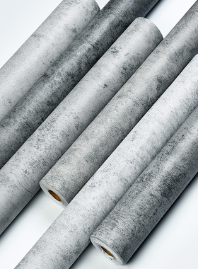 灰色墙纸自粘水泥灰贴纸防水做旧斑驳纹背景墙壁纸工业风复古墙贴