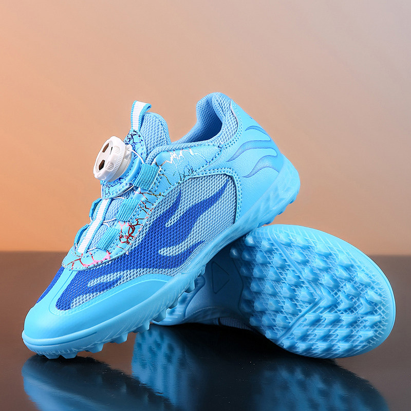 回力夏季网面儿童足球鞋透气网眼碎钉小学生男女童专业足球训练鞋