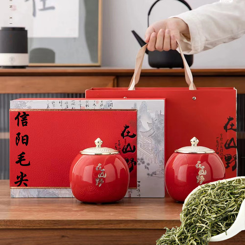 礼盒装信阳毛尖2026新茶绿茶春茶