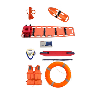 泳池救生设备套装救生圈衣绳浮标杆担架脊柱板担架氧气袋跟屁浮囊